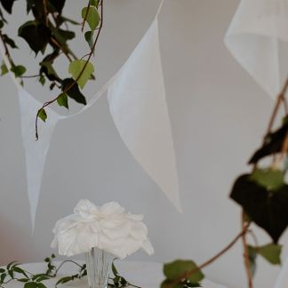 Cotton organdie flags