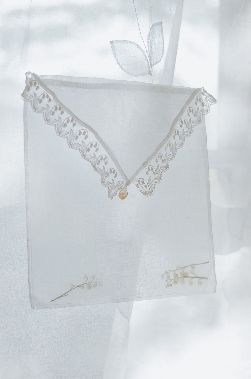 Lily of the Valley Cotton Organdie Bag